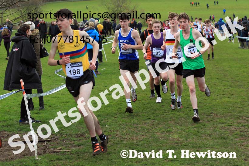 Mens Under-20s 2022 CAU Inter Counties Cross Country, Prestwold Hall, Loughborough.  Photo: David T. Hewitson/Sports for All Pics